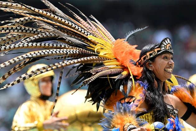 (260612) -- MEXICO CITY, June 12, 2026 -- An artist performs during the opening ceremony of the 2026 FIFA World Cup, WM, Weltmeisterschaft, Fussball at Mexico City Stadium in Mexico City, Mexico, June 11, 2026. ) (SP)MEXICO-MEXICO CITY-FOOTBALL-FIFA WORLD CUP-OPENING CEREMONY WuxWei 