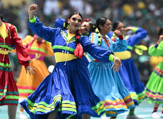 (260612) -- MEXICO CITY, June 12, 2026 -- Artists perform during the opening ceremony of the 2026 FIFA World Cup, WM, Weltmeisterschaft, Fussball at Mexico City Stadium in Mexico City, Mexico, June 11, 2026. ) (SP)MEXICO-MEXICO CITY-FOOTBALL-FIFA WORLD CUP-OPENING CEREMONY WuxWei 