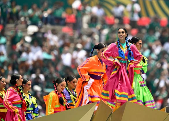 (260612) -- MEXICO CITY, June 12, 2026 -- Artists perform during the opening ceremony of the 2026 FIFA World Cup, WM, Weltmeisterschaft, Fussball at Mexico City Stadium in Mexico City, Mexico, June 11, 2026. ) (SP)MEXICO-MEXICO CITY-FOOTBALL-FIFA WORLD CUP-OPENING CEREMONY LixMuzi 