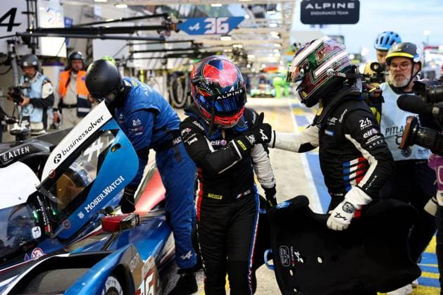 24 Heures du Mans automobile Alexandre Dimou ALEXPRESS MAXPPP - Alpine LMP1 Charles Milesi celebre pendant qualification Hyperpole lors des 24H du Mans 2026 Alexandre Dimou Agence Alexpress 24 Hours of Le Mans automobile Le Mans France  Copyright: xALEXPRESS MAXPPPxAlexandrexDimoux DIM202606113594 DIM202606113594