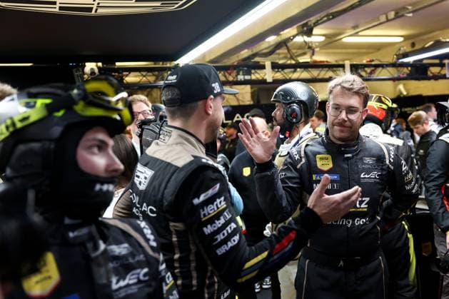 24 Heures du Mans automobile Alexandre Dimou ALEXPRESS MAXPPP - Cadillac LMP1 SÃ bastien Bourdais - Earl Bamber - Jack Aitken cÃ lebre la victoire dans Hyperpole lors des 24H du Mans 2026 Alexandre Dimou Agence Alexpress 24 Hours of Le Mans automobile Le Mans France  Copyright: xALEXPRESS MAXPPPxAlexandrexDimoux DIM202606113616 DIM202606113616