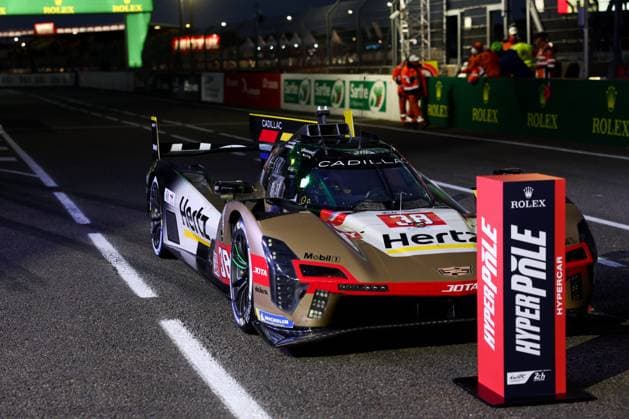 24 Heures du Mans automobile Alexandre Dimou ALEXPRESS MAXPPP - Cadillac LMP1 SÃ bastien Bourdais - Earl Bamber - Jack Aitken cÃ lebre la victoire dans Hyperpole lors des 24H du Mans 2026 Alexandre Dimou Agence Alexpress 24 Hours of Le Mans automobile Le Mans France  Copyright: xALEXPRESS MAXPPPxAlexandrexDimoux DIM202606113619 DIM202606113619
