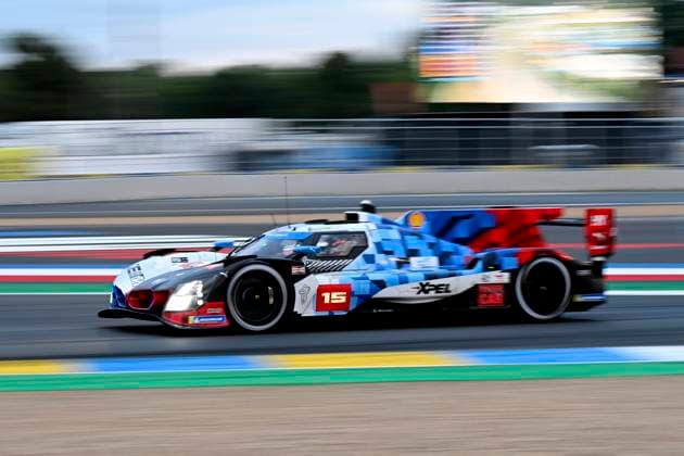 24 HEURES DU MANS PHOTOPQR OUEST FRANCE Marc OLLIVIER ; Le Mans ; 11 06 2026 ; La BMW Team WRT n°15 a récupéré la pole position en Hypercar à la suite de la pénalité infligée à la Cadillac n°38 L Hyperpole, ultime séance des qualifications des 24 Heures du Mans, a lieu ce jeudi, en début de soirée. 94e édition des 24h du Mans Auto , course automobile comptant pour le championnat du monde d endurance , à Le Mans ( Sarthe ), le 11 juin 2026 . Photo : Marc Ollivier Ouest-France 24 Hours of Le Mans automobile Le Mans France  Copyright: xPHOTOPQR OUESTxFRANCE MAXPPPxMarcxOLLIVIERx 20260611OFR3566 20260611OFR3566