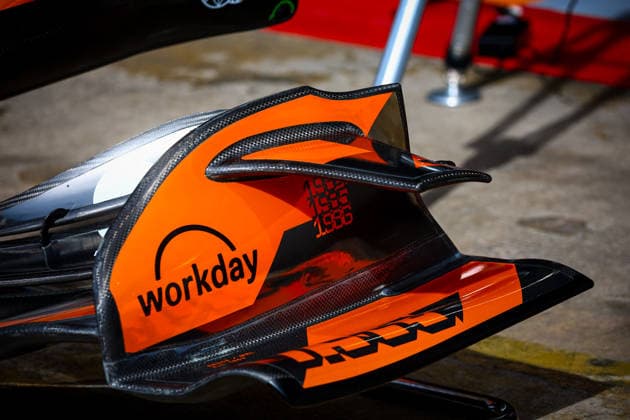 MOTORSPORTS - Formula 1 - 2026 Barcelona-Catalunya Grand Prix Photo by IPA ABACAPRESS.COM85600025 - McLaren technical details, during the Barcelona-Catalunya Grand Prix, Barcelona, June 11–14, 2026, Montmeló, 2026 Formula 1 World Championship, WM, Weltmeisterschaft Spain Spain  Copyright: xIPAxSport ABACAx