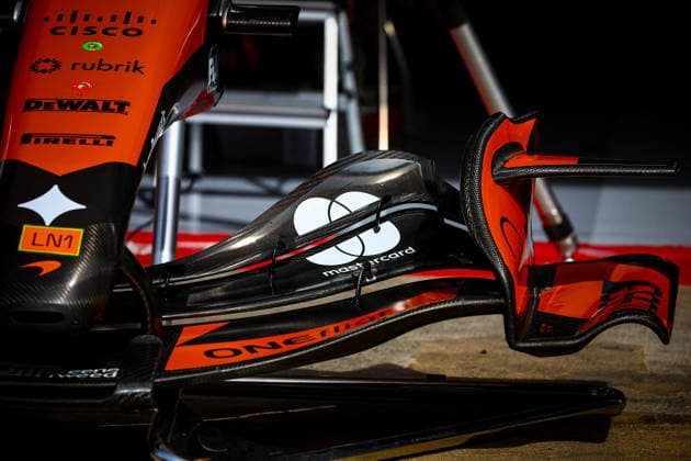 MOTORSPORTS - Formula 1 - 2026 Barcelona-Catalunya Grand Prix Photo by IPA ABACAPRESS.COM85600024 - McLaren technical details, during the Barcelona-Catalunya Grand Prix, Barcelona, June 11–14, 2026, Montmeló, 2026 Formula 1 World Championship, WM, Weltmeisterschaft Spain Spain  Copyright: xIPAxSport ABACAx