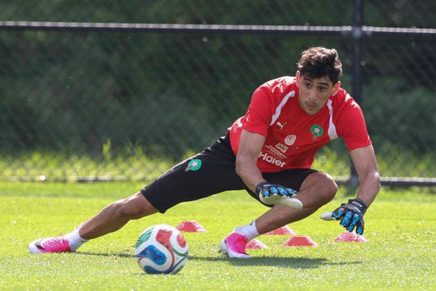 Yassine Bounou of Morocco takes part in a training session at The Pingry School training center in Basking Ridge, New Jersey, 11 June 2026. Morocco national team, Nationalteam Training Session !ACHTUNG: NUR REDAKTIONELLE NUTZUNG!  Copyright: xSebastiaoxMoreirax GR5039 0858943609st