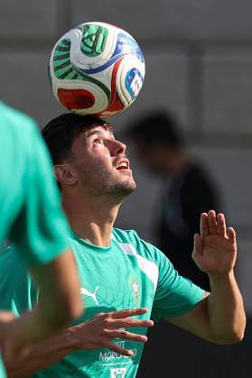 Brahim Diaz of Morocco takes part in a training session at The Pingry School training center in Basking Ridge, New Jersey, 11 June 2026. Morocco national team, Nationalteam Training Session !ACHTUNG: NUR REDAKTIONELLE NUTZUNG!  Copyright: xSebastiaoxMoreirax GR5037 0858943692st