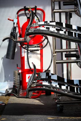 IPA85600394 - Technical details of the Cadillac front wing, during the Barcelona-Catalunya Grand Prix, Barcelona, June 11–14, 2026, Montmeló, 2026 Formula 1 World Championship, WM, Weltmeisterschaft  Copyright: xFedericoxBasile IPAxSportx xx 85600394
