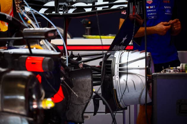 MOTORSPORTS - Formula 1 - 2026 Barcelona-Catalunya Grand Prix Photo by IPA ABACAPRESS.COM85600190 - Red Bull Brakes Technical Details, during the Barcelona-Catalunya Grand Prix, Barcelona, June 11–14, 2026, Montmeló, 2026 Formula 1 World Championship, WM, Weltmeisterschaft Spain Spain  Copyright: xIPAxSport ABACAx