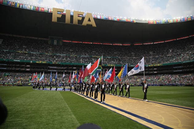 Fußball, FIFA WM 2026, Eröffnungsfeier in Mexiko Stadt #5 2026 FIFA World Cup, WM, Weltmeisterschaft, Fussball Opening Ceremony Performance during the 2026 FIFA World Cup opening ceremony at Estadio Azteca. on June 11, 2026 in Mexico City, Mexico. Mexico City CDMX Mexico Copyright: xIsmaelxRosasx
