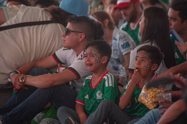 Mexicans Celebrating Victory Over South Africa at FIFA Fan Fest Mexicans celebrating the victory of Mexico over South Africa at the Correguidora stadium at the 2026 FIFA Fan Fest during the FIFA World Cup, WM, Weltmeisterschaft, Fussball opening match 1st round of group A between Mexico and South Africa. On June 11, 2026 in Queretaro, Mexico. Queretaro Mexico Copyright: xJosexCarrerax