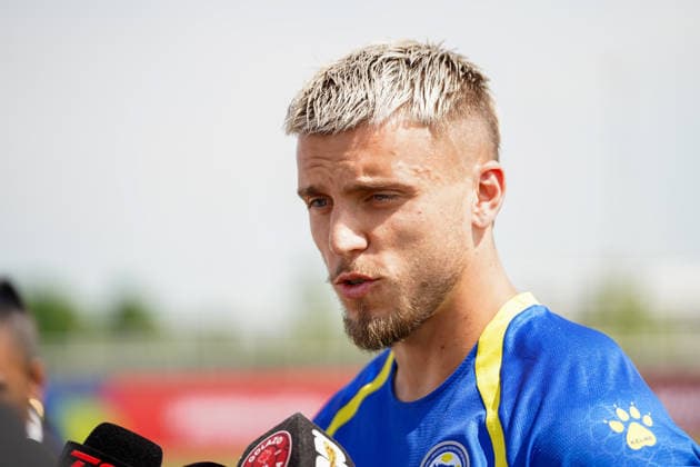 Bosnia and Herzegovina Training Day - 2026 FIFA World Cup, WM, Weltmeisterschaft, Fussball Ermedin DEMIROVIC 10 of Bosnia and Herzegovina national football team attending media during the training day ahead the 2026 FIFA World Cup Group B match against Canada at Centennial Park. on June 11, 2026 in Toronto, Canada. Toronto Ontario Canada Copyright: xLeonardoxRamirezx