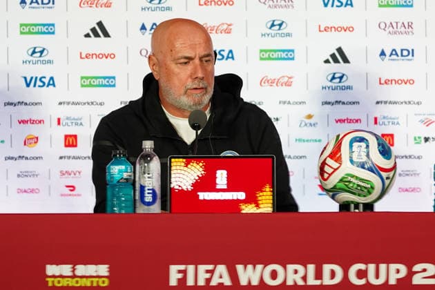 Bosnia and Herzegovina MD-1 press conference, PK, Pressekonferenz - 2026 FIFA World Cup, WM, Weltmeisterschaft, Fussball Sergej BARBAREZ Head Coach of Bosnia and Herzegovina during the 2026 FIFA World Cup press conference one day before the match between Canada and Bosnia and Herzegovina at Toronto Stadium. on June 11, 2026 in Toronto, Canada. Toronto Ontario Canada Copyright: xLeonardoxRamirezx