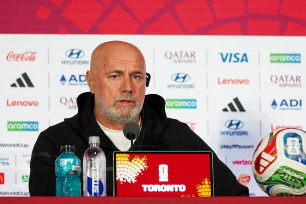 Bosnia and Herzegovina MD-1 press conference, PK, Pressekonferenz - 2026 FIFA World Cup, WM, Weltmeisterschaft, Fussball Sergej BARBAREZ Head Coach of Bosnia and Herzegovina during the 2026 FIFA World Cup press conference one day before the match between Canada and Bosnia and Herzegovina at Toronto Stadium. on June 11, 2026 in Toronto, Canada. Toronto Ontario Canada Copyright: xLeonardoxRamirezx