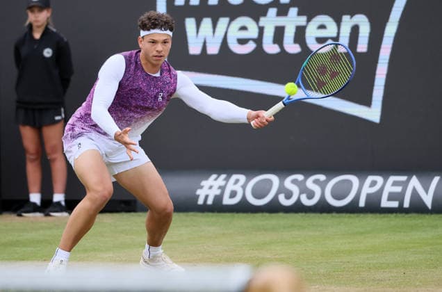 11 06 2026, Boss Open 2026, ATP Tour 250 Stuttgart, TTC Weissenhof, Tennis, Sport, in the picture Ben Shelton USA