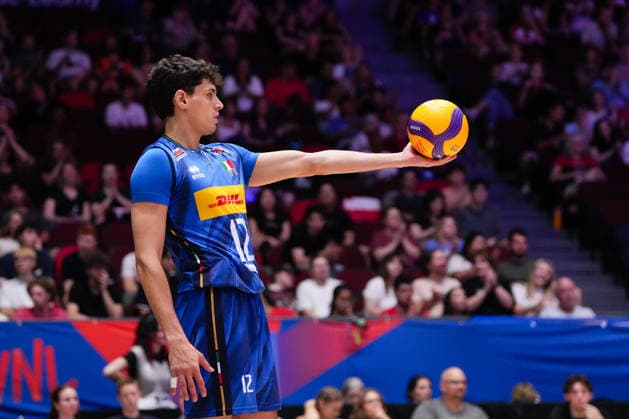 Volleyball, Nations League, Deutschland - Italien Germany V Italy - 2026 Men s Volleyball Nations League - Ottawa -Day2 Mattia Bottolo 12 of Italy in action during the 2026 Men s Volleyball Nations League match between Germany and Italy at TD Place Arena in Ottawa, Canada, on June 11, 2026. Ottawa Ontario Canada  Copyright: xYuanxTianx originalFilename:tian-2026mens260611_npqK0.jpg