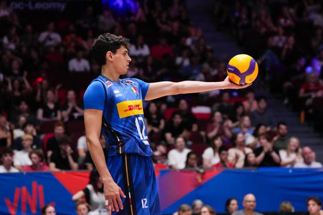 Volleyball, Nations League, Deutschland - Italien Germany V Italy - 2026 Men s Volleyball Nations League - Ottawa -Day2 Mattia Bottolo 12 of Italy in action during the 2026 Men s Volleyball Nations League match between Germany and Italy at TD Place Arena in Ottawa, Canada, on June 11, 2026. Ottawa Ontario Canada  Copyright: xYuanxTianx originalFilename:tian-2026mens260611_npPnM.jpg
