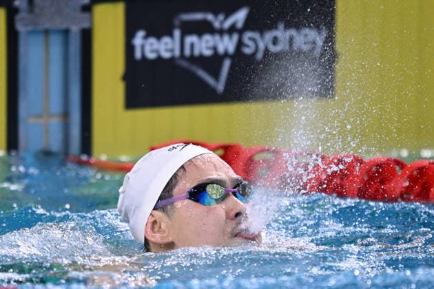 SWIMMING AUSTRALIAN TRIALS, Se-Bom Lee reacts after winning the Men s 200m Backstroke on day 5 of the 2026 Australian Swimming Trials at Sydney Olympic Park Aquatic Centre in Sydney, Friday, June 12, 2026. ( NO ARCHIVING, EDITORIAL USE ONLY SYDNEY NEW SOUTH WALES AUSTRALIA  Copyright: xDEANxLEWINSx 20260612198241997303
