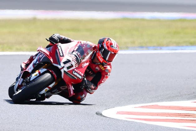 MOTORSPORTS - Superbike - Pirelli Emilia Romagna Round Photo by IPA ABACAPRESS.COM85604672 - Nicolo Bulega (ITA) on a Ducati Panigale V4R, Aruba.It Racing - Ducati, during the FIM Superbike World Championship, WM, Weltmeisterschaft Pirelli Emilia Romagna Round at the Misano World Circuit Marco Simoncelli, Misano Adriatico, Italy on June 12, 2026 during the Pirelli Emilia Romagna Round, World Superbike (SBK) race in Italy, Italy, June 12, 2026 Italy Italy  Copyright: xIPAxSport ABACAx