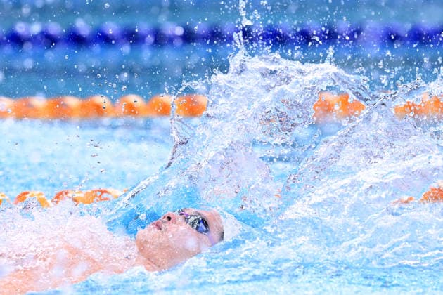 SWIMMING AUSTRALIAN TRIALS, Se-Bom Lee in action during the Men s 200m Backstroke on day 5 of the 2026 Australian Swimming Trials at Sydney Olympic Park Aquatic Centre in Sydney, Friday, June 12, 2026. ( NO ARCHIVING, EDITORIAL USE ONLY SYDNEY NEW SOUTH WALES AUSTRALIA  Copyright: xDEANxLEWINSx 20260612117199337572