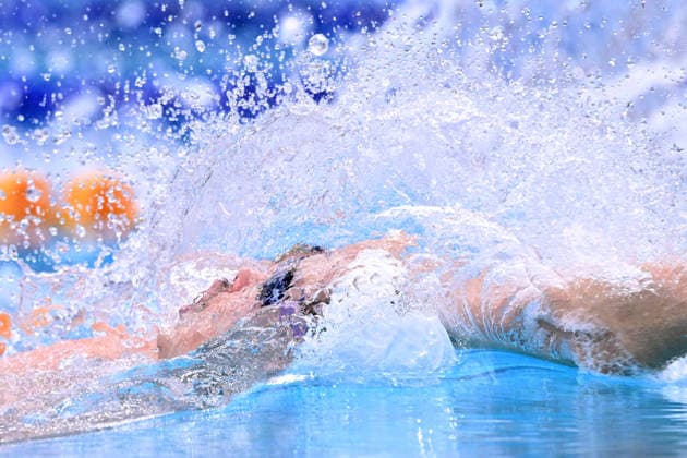 SWIMMING AUSTRALIAN TRIALS, Se-Bom Lee in action during the Men s 200m Backstroke on day 5 of the 2026 Australian Swimming Trials at Sydney Olympic Park Aquatic Centre in Sydney, Friday, June 12, 2026. ( NO ARCHIVING, EDITORIAL USE ONLY SYDNEY NEW SOUTH WALES AUSTRALIA  Copyright: xDEANxLEWINSx 20260612190096206906