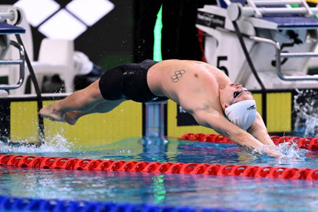 SWIMMING AUSTRALIAN TRIALS, Se-Bom Lee in action during the Men s 200m Backstroke on day 5 of the 2026 Australian Swimming Trials at Sydney Olympic Park Aquatic Centre in Sydney, Friday, June 12, 2026. ( NO ARCHIVING, EDITORIAL USE ONLY SYDNEY NEW SOUTH WALES AUSTRALIA  Copyright: xDEANxLEWINSx 20260612151759598633