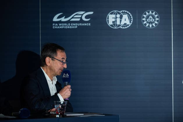 24 HEURES DU MANS 2026 - FRIDAY FILLON Pierre (fra), President of ACO, portrait at the ACO press conference, PK, Pressekonferenz during the 24 Hours of Le Mans 2026, 4th round of the 2026 FIA World Endurance Championship, on June 12, 2026 on the Circuit des 24 Heures du Mans in Le Mans, France -  Copyright: xGERMAINxHAZARDx