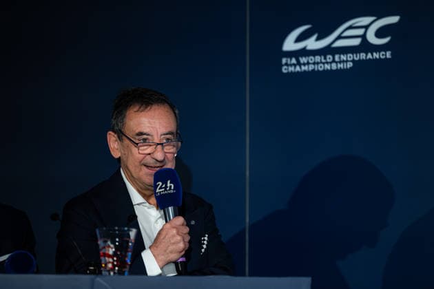 24 HEURES DU MANS 2026 - FRIDAY FILLON Pierre (fra), President of ACO, portrait at the ACO press conference, PK, Pressekonferenz during the 24 Hours of Le Mans 2026, 4th round of the 2026 FIA World Endurance Championship, on June 12, 2026 on the Circuit des 24 Heures du Mans in Le Mans, France -  Copyright: xGERMAINxHAZARDx