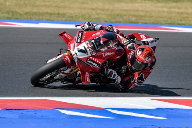IPA85605210 - Iker Lecuona (ESP) on the Ducati Panigale V4R for Aruba.It Racing – Ducati during the Pirelli Emilia Romagna Round of the World Superbike (SBK) Championship in Italy, June 12, 2026  Copyright: xAlessioxMarini IPAxSportx xx 85605210