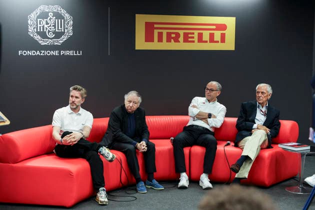 F1 - BARCELONA-CATALUNYA GRAND PRIX 2026 Pirelli™s 500 Grands Prix book presentation press conference, PK, Pressekonferenz Nick Heidfeld, Stefano Domenicali CEO of F1, Marco Tronchetti Provera, Pirelli Executive Vice President and Chairman of Fondazione Pirelli, portrait Jean Todt, United Nations Special Envoy for Road Safety during the Formula 1 Barcelona-Catalunya Grand Prix 2026, 7th round of the 2026 Formula One World Championship, WM, Weltmeisterschaft from June 12 to 14, 2026 on the Circuit de Barcelona-Catalunya, in Montmelo, Spain - MontmeloSpain  Copyright: xXavixBonillax