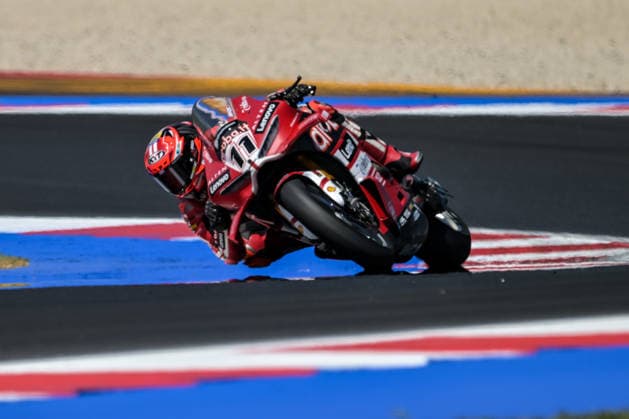 IPA85605388 - Nicolo Bulega ITA Ducati Panigale V4R Aruba.It Racing - Ducati during the Pirelli Emilia Romagna Round, World Superbike (SBK) race in Italy, June 12, 2026  Copyright: xAlessioxMarini IPAxSportx xx 85605388