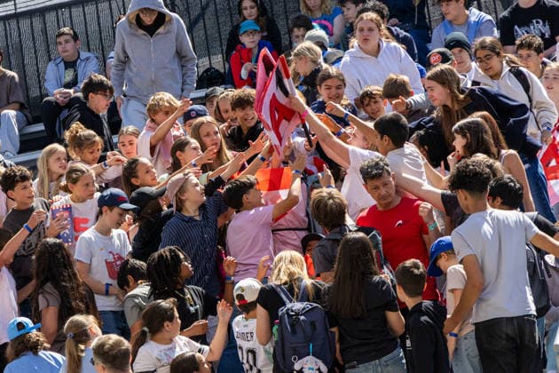 BASKETBALL - FIBA 3x3 World Tour VIENNA,AUSTRIA,12.JUN.26 - BASKETBALL - FIBA 3x3 World Tour. Image shows fans of AUT.  GEPAxpictures xPhilippxBrem