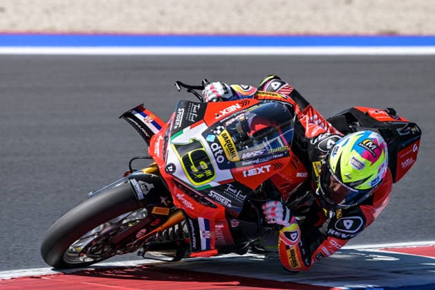 MOTORSPORTS - Superbike - Pirelli Emilia Romagna Round Photo by IPA ABACAPRESS.COM85605217 - Álvaro Bautista (ESP) on a Ducati Panigale V4R for the Barni Spark Racing Team during the Pirelli Emilia Romagna Round of the World Superbike (SBK) championship in Italy, June 12, 2026 Italy Italy  Copyright: xIPAxSport ABACAx