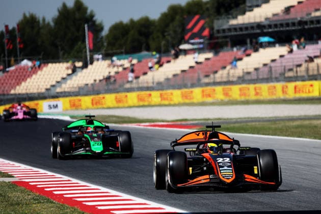 AUTO - FORMULA 2 2026 - BARCELONA 22 VARRONE Nicolas (arg), Van Amersfoort Racing, Dallara F2 2024, action during the 5th round of the 2026 FIA Formula 2 Championship from June 12 to 14, 2026 on the Circuit de Barcelona-Catalunya, in Montmelo, Spain - MontmeloSpain  Copyright: xEricxAlonsox