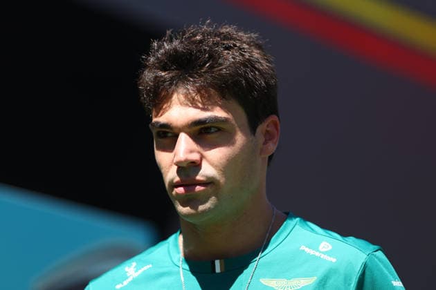 F1 Gran Prix of Spain Lance Stroll of Aston Martin Aramco Honda looks on in the Paddock during free practice 1 ahead of the F1 Grand Prix of Catalunya at Montemelo Circuit on June 12, 2026 in Barcelona, Spain. Barcelona Circuit de Catalunya Spain Copyright: xMarcoxCanonierox