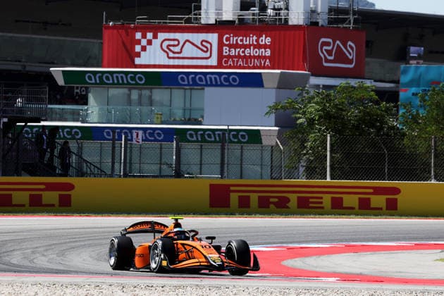 AUTO - FORMULA 2 2026 - BARCELONA 10 GOETHE Oliver (ger), MP Motorsport, Dallara F2 2024, action during the 5th round of the 2026 FIA Formula 2 Championship from June 12 to 14, 2026 on the Circuit de Barcelona-Catalunya, in Montmelo, Spain - MontmeloSpain  Copyright: xEricxAlonsox