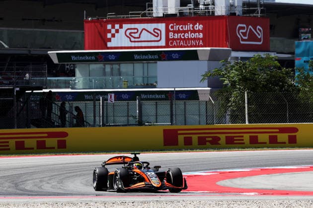 AUTO - FORMULA 2 2026 - BARCELONA 22 VARRONE Nicolas (arg), Van Amersfoort Racing, Dallara F2 2024, action during the 5th round of the 2026 FIA Formula 2 Championship from June 12 to 14, 2026 on the Circuit de Barcelona-Catalunya, in Montmelo, Spain - MontmeloSpain  Copyright: xEricxAlonsox