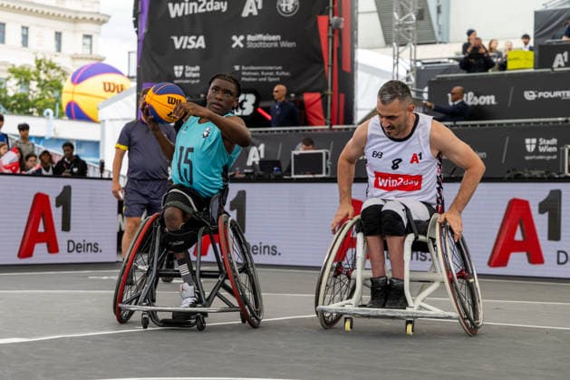 BASKETBALL - FIBA 3x3 World Tour VIENNA,AUSTRIA,12.JUN.26 - BASKETBALL - FIBA 3x3 World Tour. Image shows participants.  GEPAxpictures xPhilippxBrem