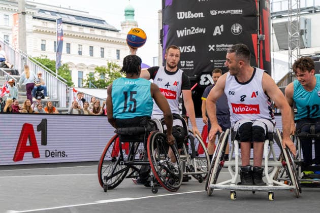 BASKETBALL - FIBA 3x3 World Tour VIENNA,AUSTRIA,12.JUN.26 - BASKETBALL - FIBA 3x3 World Tour. Image shows participants.  GEPAxpictures xPhilippxBrem