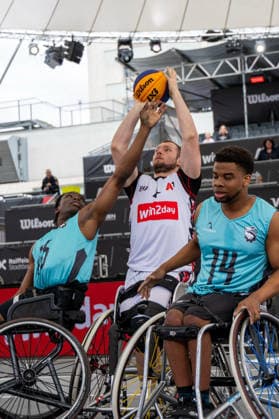 BASKETBALL - FIBA 3x3 World Tour VIENNA,AUSTRIA,12.JUN.26 - BASKETBALL - FIBA 3x3 World Tour. Image shows participants.  GEPAxpictures xPhilippxBrem