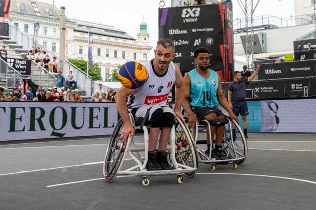BASKETBALL - FIBA 3x3 World Tour VIENNA,AUSTRIA,12.JUN.26 - BASKETBALL - FIBA 3x3 World Tour. Image shows participants.  GEPAxpictures xPhilippxBrem