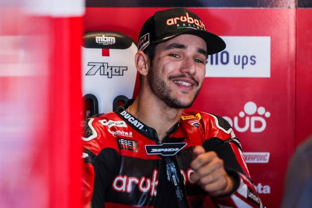 FIM SBK Superbike World Championship Pirelli Emilia Romagna Round 7 Free Practice 1 Misano Adriatico 12 06 2026 Iker Lecuona of Aruba it Racing Ducati with Ducati Panigale V4R seen during FIM SBK Superbike World Championship Pirelli Emilia Romagna Round 7 Free Practice 1 at Misano World Circuit Marco Simoncelli in Misano Adriatico, Italy Copyright: xBEAUTIFULxSPORTS Carabellix