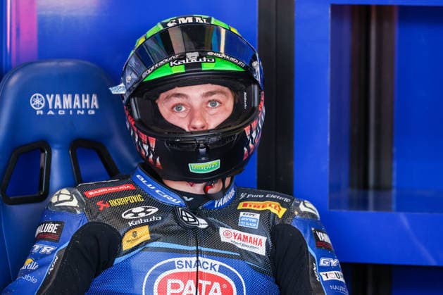 FIM SBK Superbike World Championship Pirelli Emilia Romagna Round 7 Free Practice 1 Misano Adriatico 12 06 2026 Remy Gardner of GYTR GRT Yamaha WorldSBK Team with Yamaha YZF R1 seen during FIM SBK Superbike World Championship Pirelli Emilia Romagna Round 7 Free Practice 1 at Misano World Circuit Marco Simoncelli in Misano Adriatico, Italy Copyright: xBEAUTIFULxSPORTS Carabellix