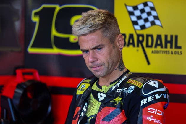 FIM SBK Superbike World Championship Pirelli Emilia Romagna Round 7 Free Practice 1 Misano Adriatico 12 06 2026 Alvaro Bautista of Barni Spark Racing Team with Ducati Panigale V4R seen during FIM SBK Superbike World Championship Pirelli Emilia Romagna Round 7 Free Practice 1 at Misano World Circuit Marco Simoncelli in Misano Adriatico, Italy Copyright: xBEAUTIFULxSPORTS Carabellix