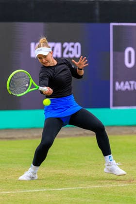 2026-06-12 - Libema Open 2026 ROSMALEN, NETHERLANDS - JUNE 12: Barbora Krejcikova of Czechia during the Libema Open 2026 at Autotron on June 12, 2026 in Rosmalen, Netherlands Rosmalen Autotron Netherlands Content not available for redistribution in The Netherlands directly or indirectly through any third parties. Copyright: xMarcelxvanxPlateringenx
