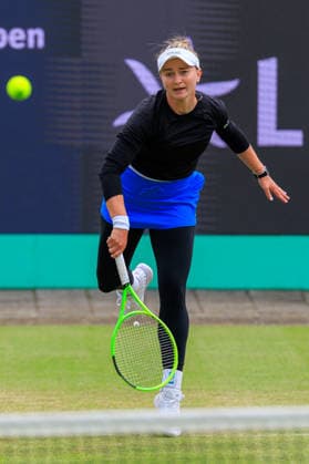 2026-06-12 - Libema Open 2026 ROSMALEN, NETHERLANDS - JUNE 12: Barbora Krejcikova of Czechia during the Libema Open 2026 at Autotron on June 12, 2026 in Rosmalen, Netherlands Rosmalen Autotron Netherlands Content not available for redistribution in The Netherlands directly or indirectly through any third parties. Copyright: xMarcelxvanxPlateringenx
