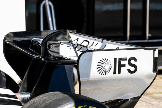 F1 - BARCELONA-CATALUNYA GRAND PRIX 2026 Cadillac F1 Team MAC-26, Mechanical detail rear wing aerodynamism, aerodynamic, aerodynamics during the Formula 1 Barcelona-Catalunya Grand Prix 2026, 7th round of the 2026 Formula One World Championship, WM, Weltmeisterschaft from June 12 to 14, 2026 on the Circuit de Barcelona-Catalunya, in Montmelo, Spain - MontmeloSpain  Copyright: xXavixBonillax
