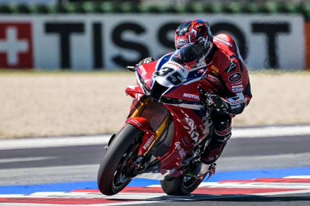 IPA85606322 - Somkiat Chantra (THA) on a Honda CBR1000RR-R SP from Honda HRC during the Pirelli Emilia Romagna Round of the World Superbike (SBK) Championship in Italy, June 12, 2026  Copyright: xAlessioxMarini IPAxSportx xx 85606322