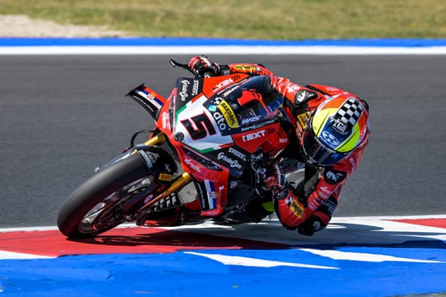 IPA85606326 - Yari Montella (ITA) on a Ducati Panigale V4R for the Barni Spark Racing Team during the Pirelli Emilia Romagna Round of the World Superbike (SBK) championship in Italy, June 12, 2026  Copyright: xAlessioxMarini IPAxSportx xx 85606326