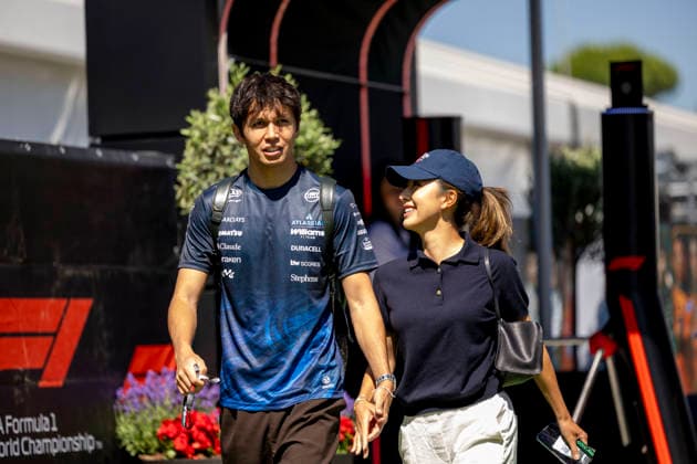 RECORD DATE NOT STATED 12th June 2026: Circuit de Barcelona-Catalunya, Barcelona, Spain; Formula One Barcelona Catalunya Grand Prix, Free Practice Day; Alexander Albon (23) of Thailand and Atlassian Williams F1 Team arriving at the 2026 Grand Prix of Barcelona-Catalunya StephenxBlackberry